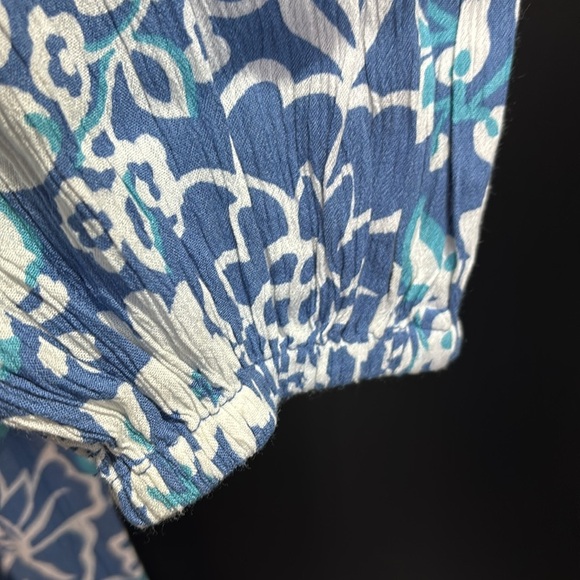 O’Neill Elsie woven pull on crinkle pant,elastic waist,2 pocket,floral,stretch - Picture 6 of 13